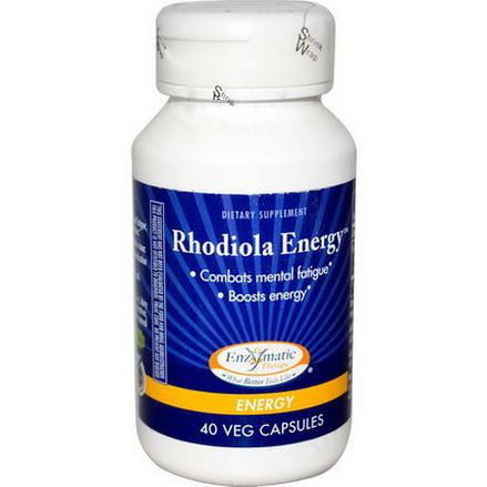 Enzymatic Therapy, Rhodiola Energy, 40 Veggie Caps