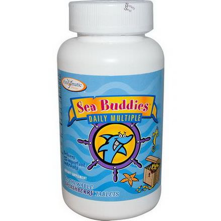 Enzymatic Therapy, Sea Buddies, Daily Multiple, Splashberry, 60 Chewable Tablets