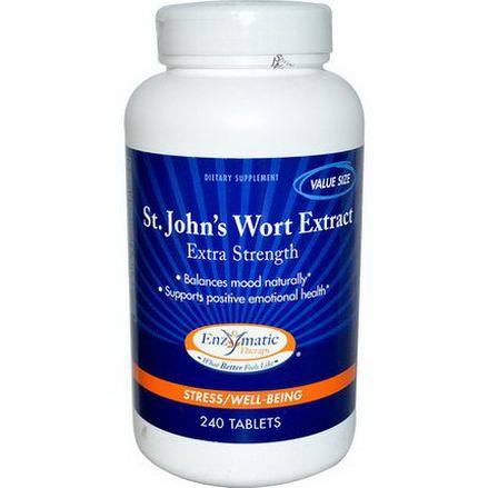 Enzymatic Therapy, St. John's Wort Extract, Extra Strength, 240 Tablets