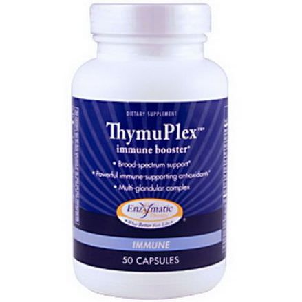 Enzymatic Therapy, ThymuPlex, Immune Booster, 50 Capsules