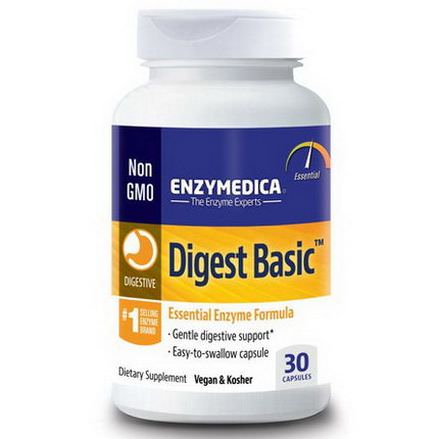 Enzymedica, Digest Basic, 30 Capsules