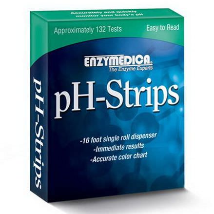 Enzymedica, pH-Strips, 16 Foot Single Roll Dispenser