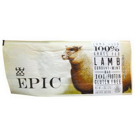 Epic Bar, Lamb Currant Mint, 12 Bars 37g Each