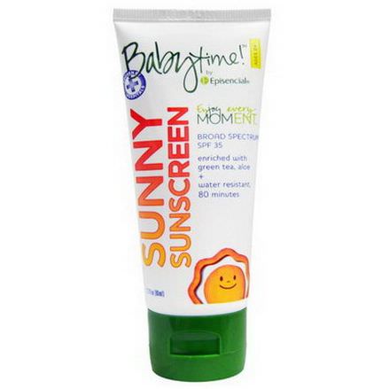 Episencial, Babytime, Sunny Sunscreen, SPF 35 80ml