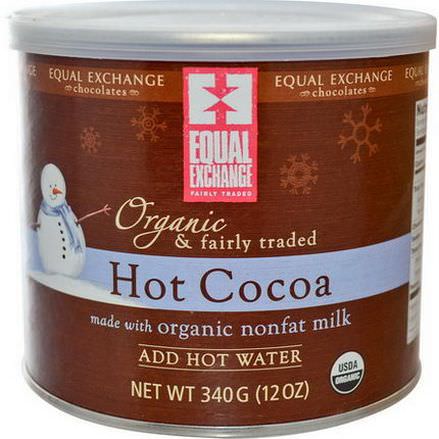 Equal Exchange, Organic&Fairly Traded Hot Cocoa 340g