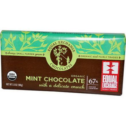 Equal Exchange, Organic Mint Chocolate With a Delicate Crunch 100g