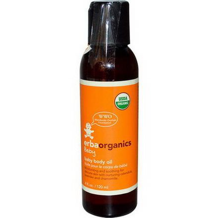 Erbaorganics, Baby Body Oil 120ml