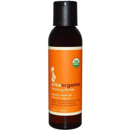 Erbaorganics, Mommy-To-Be, Stretch Mark Oil 120ml
