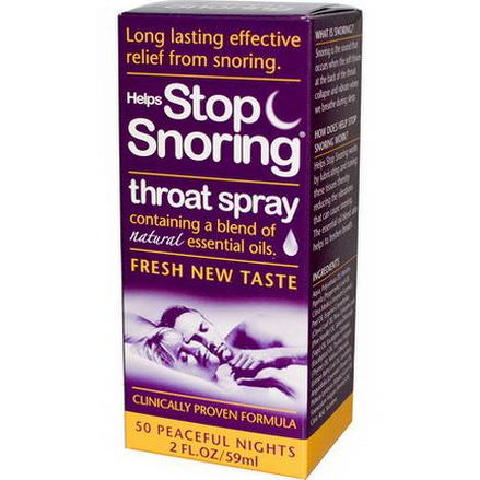 Essential Health Products, Helps Stop Snoring, Throat Spray 59ml