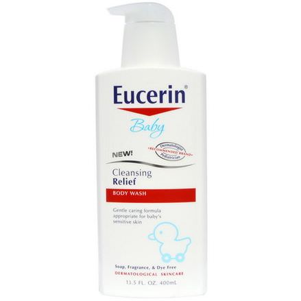 Eucerin, Baby, Cleansing Relief Body Wash 400ml