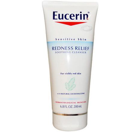 Eucerin, Redness Relief, Soothing Cleanser, Fragrance Free 200ml