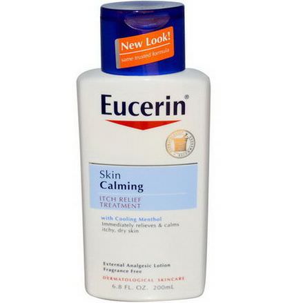 Eucerin, Skin Calming, Itch-Relief Treatment, Fragrance Free 200ml