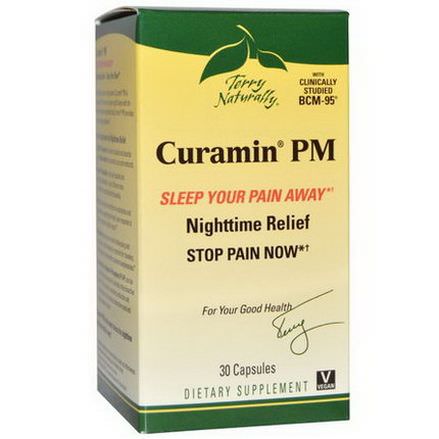 EuroPharma, Terry Naturally, Curamin PM, 30 Capsules