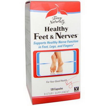 EuroPharma, Terry Naturally, Healthy Feet&Nerves, 120 Capsules