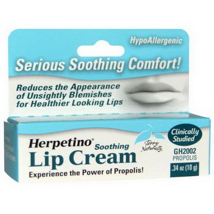 EuroPharma, Terry Naturally, Herpetino, Soothing Lip Cream 10g