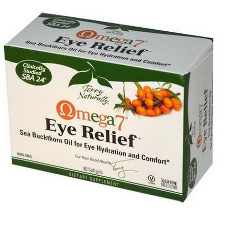 EuroPharma, Terry Naturally, Terry Naturally, Omega 7 Eye Relief, 60 Softgels
