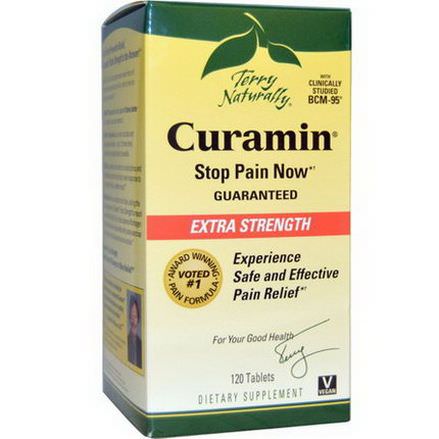 EuroPharma, Terry Naturally, Terry Naturally, Curamin, Extra Strength, 120 Tablets