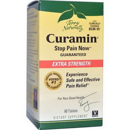 EuroPharma, Terry Naturally, Terry Naturally, Curamin, Extra Strength, 60 Tablets
