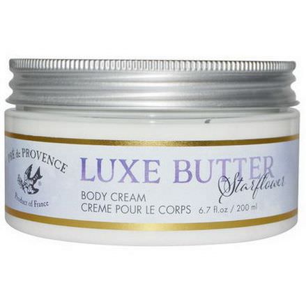 European Soaps, LLC, Pre de Provence, Luxe Butter, Body Cream, Starflower 200ml