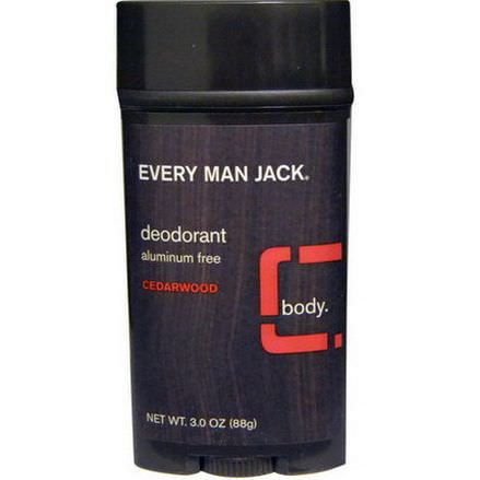 Every Man Jack, Deodorant, Cedarwood 88g