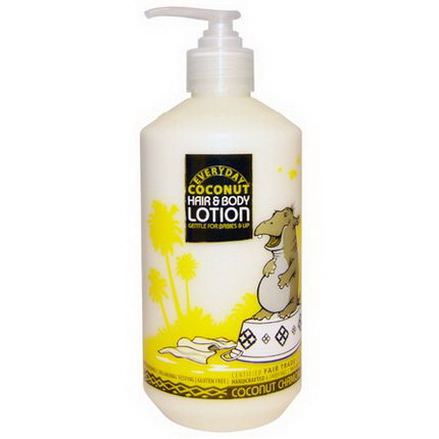 Everyday Coconut, Coconut Chamomile Hair&Body Lotion for Babies 475ml