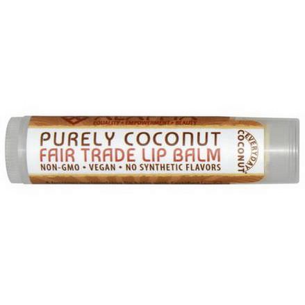 Everyday Coconut, Fair Trade Lip Balm, Purely Coconut 4.25g
