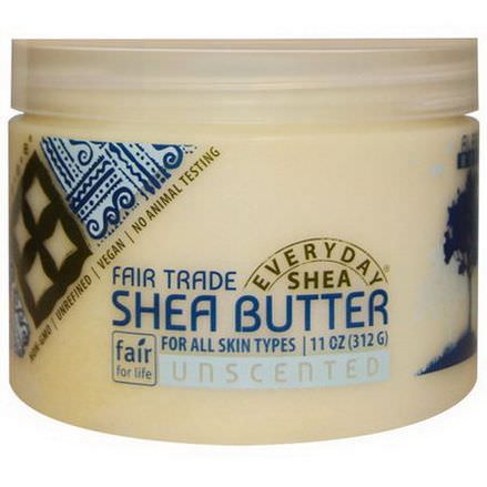 Everyday Shea, Shea Butter, Unscented 312g
