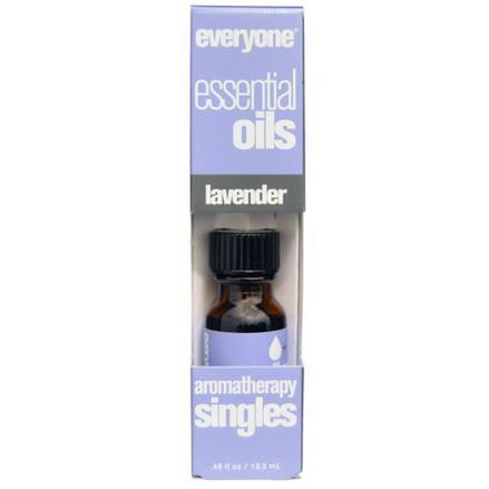 Everyone, Essential Oils, Aromatherapy Singles, Lavender 13.3ml