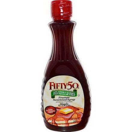 Fifty 50, Fructose Sweetened Syrup, Maple 340ml