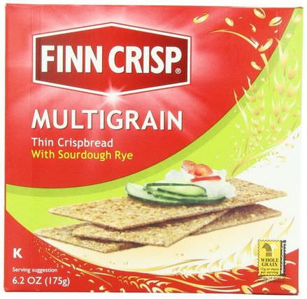 Finn Crisp, Multigrain Thin Crispbread with Sourdough Rye 175g