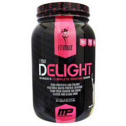 FitMiss, Delight, Women's Complete Protein Shake, Vanilla Chai 907g