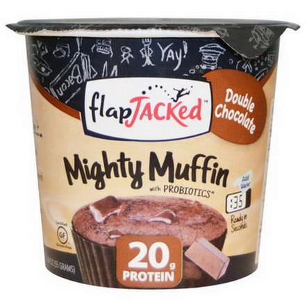 FlapJacked, Mighty Muffin with Probiotics, Double Chocolate 55g