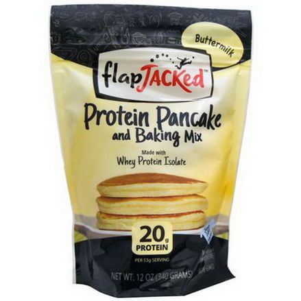 FlapJacked, Protein Pancake and Baking Mix, Buttermilk 340g