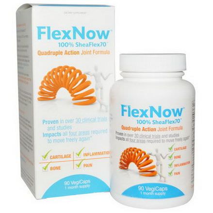 Flex Now, 100% SheaFlex 70, Quadruple Action Joint Formula, 90 Veggie Caps