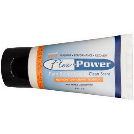 FlexPower, Pain Relief Cream, Clean Scent 57g