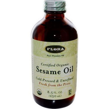 Flora, Certified Organic Sesame Oil 250ml