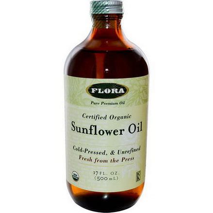 Flora, Certified Organic Sunflower Oil 500ml