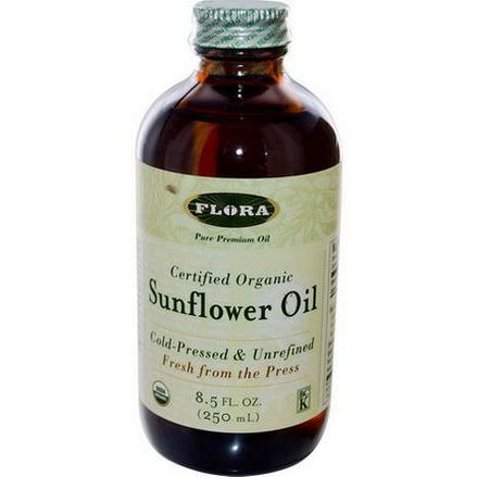 Flora, Certified Organic Sunflower Oil 250ml