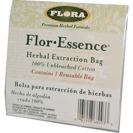 Flora, Flor-Essence, Herb Extraction Bag, 1 Bag