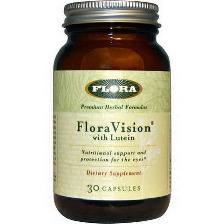 Flora, Flora Vision, with Lutein, 30 Capsules