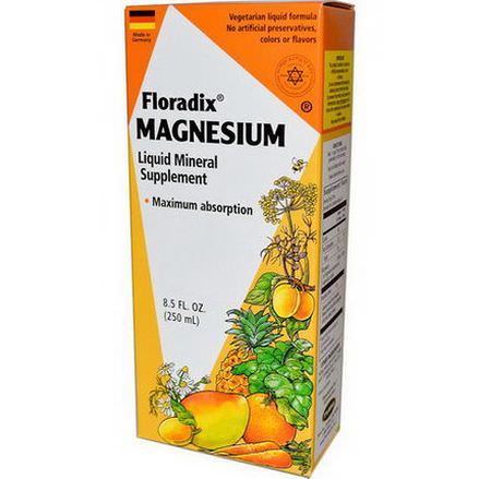 Flora, Floradix, Magnesium, Liquid Mineral Supplement 250ml