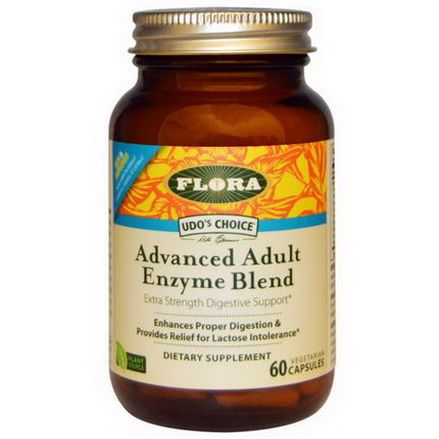 Flora, Udo's Choice, Advanced Adult Enzyme Blend, 60 Veggie Caps