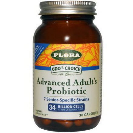 Flora, Udo's Choice, Advanced Adult's Probiotic, 30 Capsules