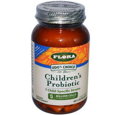 Flora, Udo's Choice, Children's Probiotic, 60 Veggie Caps