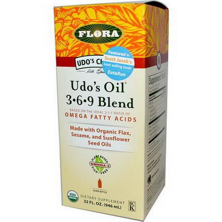 Flora, Udo's Choice, Udo's Oil 3-6-9 Blend 946ml
