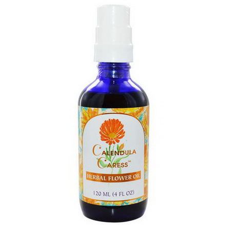 Flower Essence Services, Calendula Caress, Herbal Flower Oil 120ml