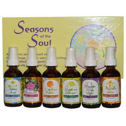 Flower Essence Services, Seasons of the Soul, 6 Bottles 60ml Each