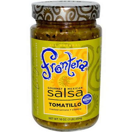 Frontera, Gourmet Mexican Salsa, Tomatillo, Medium 454g