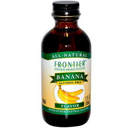 Frontier Natural Products, Banana Flavor, Alcohol-Free 59ml