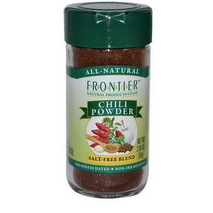 Frontier Natural Products, Chili Powder, Salt-Free Blend 58g